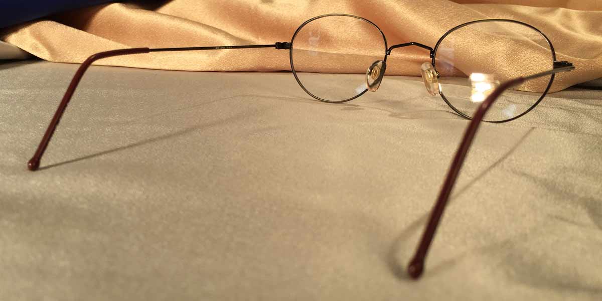 Commanders Metal Eyeglass Frames Back View