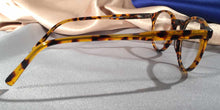 Load image into Gallery viewer, Side view of Peabody-Pierce #8 Honey Demi tortoiseshell eyeglasses
