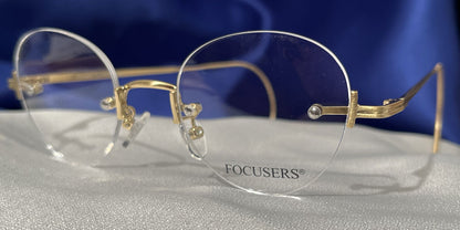 Tuxedo Cables Rimless Glasses