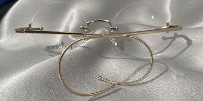 Tuxedo Cables Rimless Glasses