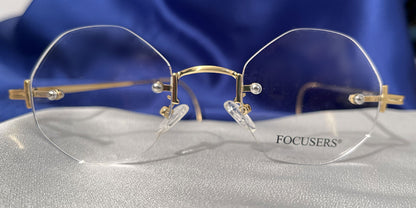 Tuxedo Cables Rimless Glasses