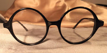 Load image into Gallery viewer, Front view of Black Owls round black eyeglasses
