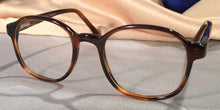 Load image into Gallery viewer, Side View of Duckies dark hue tortoiseshell eyeglasses
