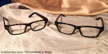 Load image into Gallery viewer, View of Gotham Eye Gear black and tortoiseshell eyeglasses set
