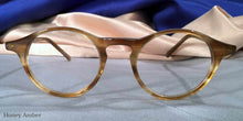 Load image into Gallery viewer, Front view of Governor&#39;s Poor Boys honey amber tortoiseshell eyeglasses
