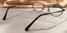 Load image into Gallery viewer, Back view of Green Peas metal eyeglasses
