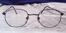 Load image into Gallery viewer, Front view of Masters matte black metal eyeglasses
