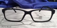 Load image into Gallery viewer, Front view of Tiger Oaks matte black eyeglasses
