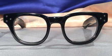 Load image into Gallery viewer, Front view of Profiles CEO black rounded rectangular eyeglasses
