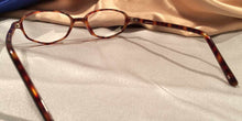 Load image into Gallery viewer, Back view of Rara Avis tortoiseshell angular oval eyeglasses
