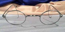 Load image into Gallery viewer, Front view of Windsors pewter eyeglasses
